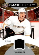 2012-13 Upper Deck Hockey Game Jersey Cam Fowler #GJ-CF Ducks