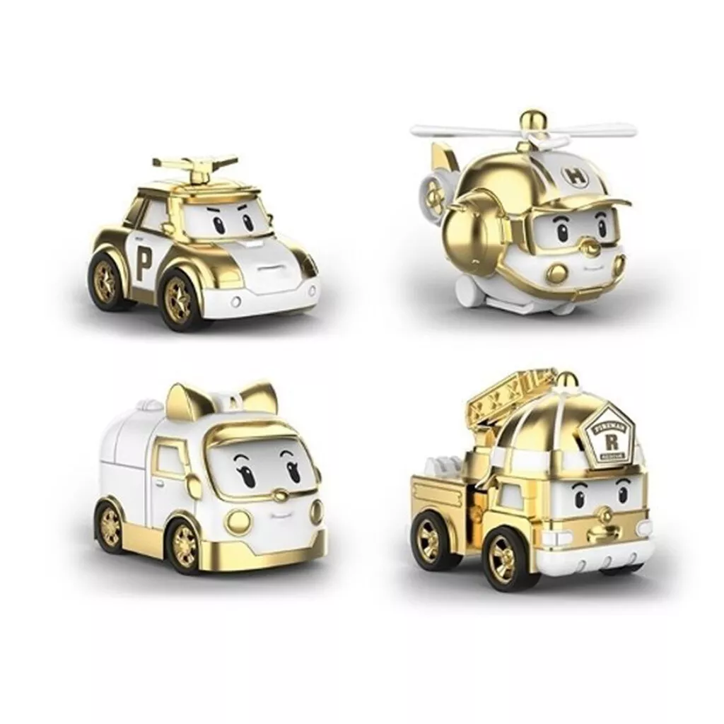 [Robocar Poli] Rescue Team Die-Casting Gold Edition/10th Anniversary  Limited ver