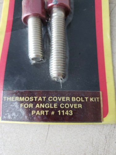 Performance Engineering 1143 Red Thermostat Angle Cover Bolt Kit - Picture 2 of 6