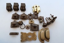 Brass Metal Vintage Hardware Lot Clawfeet Locks Door Latches Knockers Pulls Etc.