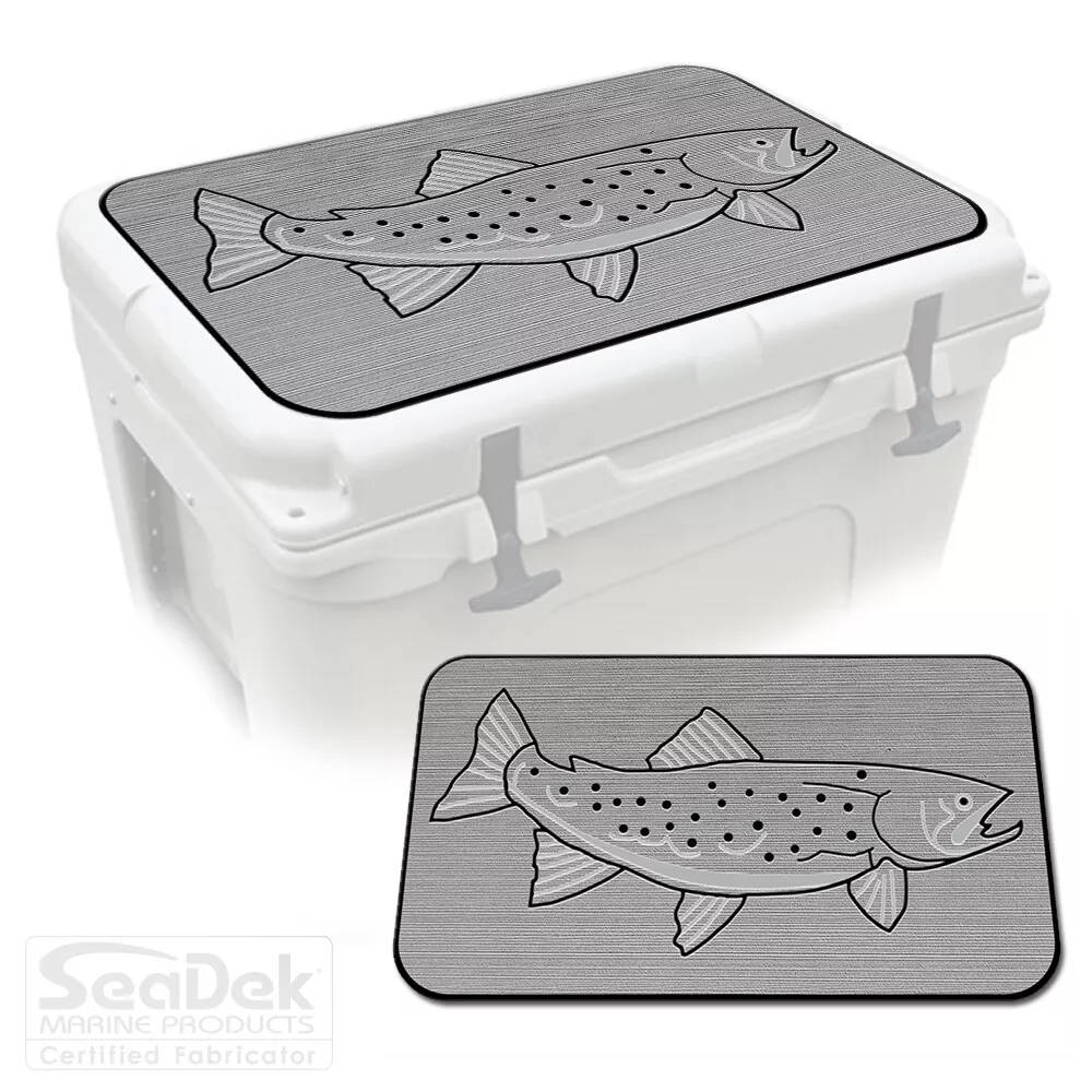 SeaDek Pad Top fits YETI Tundra Cooler - Marine EVA Mat - SG/B - SD Trout  Fish