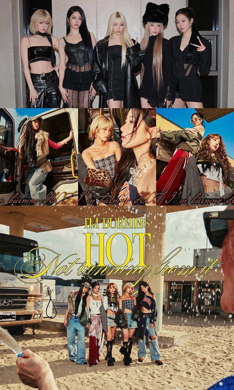 LE SSERAFIM [HOT] 5th Mini Album COMPACT Ver./ CD+Photo Book+