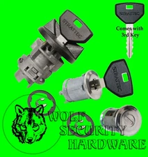 Dodge Ram Pickup 91-93 Others Ignition Switch Lock Cylinder & Door Set 3 Key