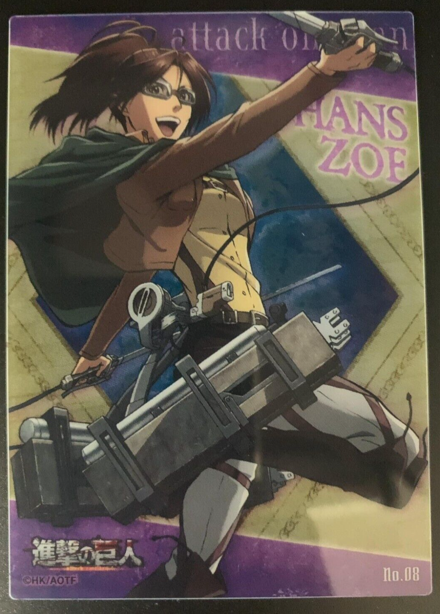 Hange Zoe 08 Attack on Titan Clear Bushiroad Card Japanese | eBay