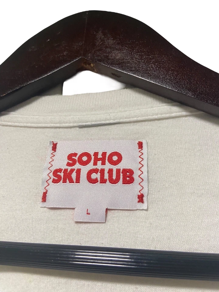 SOHO SKI CLUB x Misters MTB G W длинным рукавом размер большой SSC белый STREETWEAR - Изображение 4 из 4