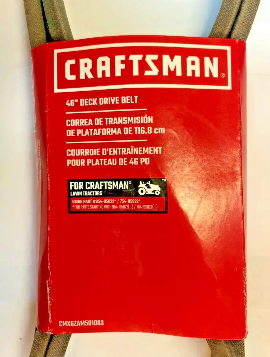 Craftsman 46 2024 inch deck belt