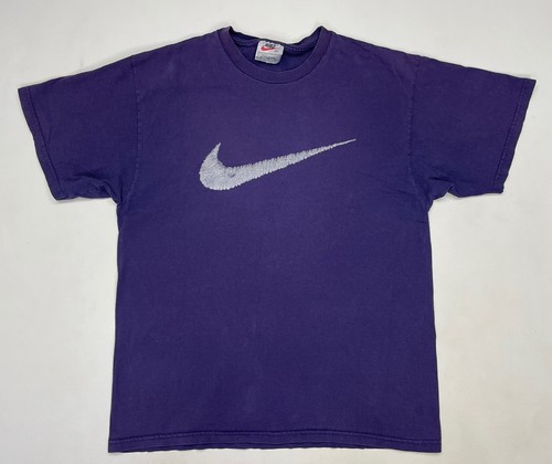 VINTAGE Nike White Tag Big Swoosh T 