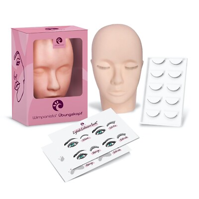 3-Teiliges Übungskopf Set Wimpernverlängerung Ausbildung