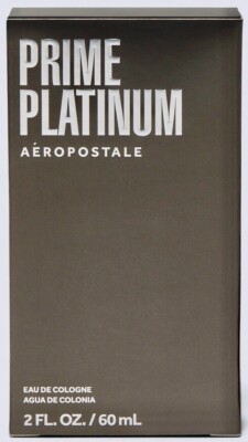 Aeropostale Prime Platinum Cologne Eau De Cologne 2.0 fl oz New Sealed Box