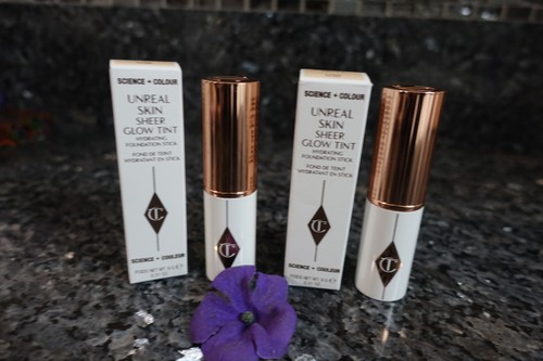 Charlotte Tilbury unreal skin sheer glow tint foundation stick new in box select - Picture 4 of 6