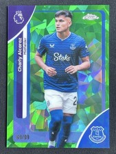 Charly Alcaraz 2025-26 Topps Chrome Sapphire Premier League Green Base /99 #81