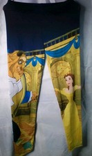 Hot Topic Disney Beauty And The Beast Stretchy Pants/Leggings Juniors XL
