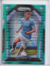 2020-21 Panini Prizm Premier League Phil Foden Breakaway Teal 2/49 #96