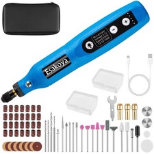 Cordless Rotary Tool, 5-Speed Mini Rotary Tool Kit with 75 Accessories, Multi...