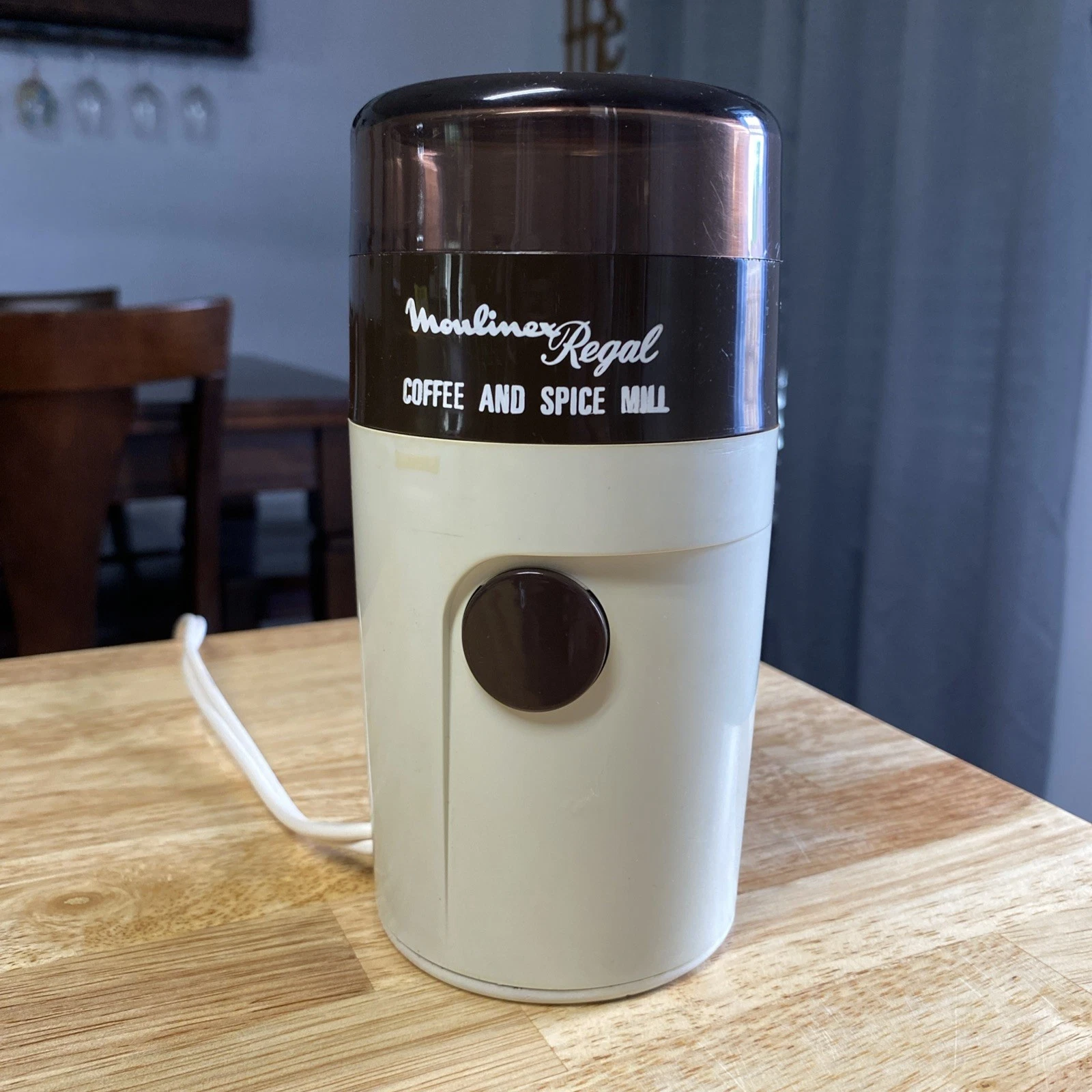 Vintage Moulinex Coffee & Spice Mill Grinder 1970s Model 505 WORKING France Made