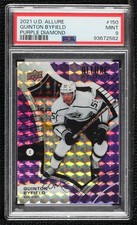 2021-22 Allure Rookies Purple Diamond 10/10 Quinton Byfield #150 PSA 9 MINT 2d8