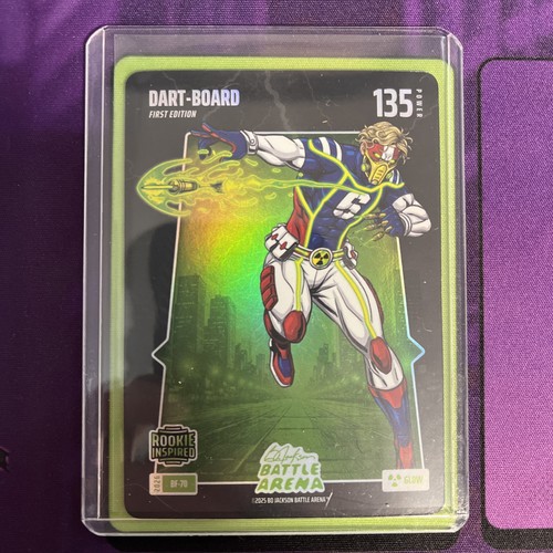 Bo Jackson Battle Arena 2026 Glow Battlefoil BF-70 Dart-Board Jaxson Dart Rookie