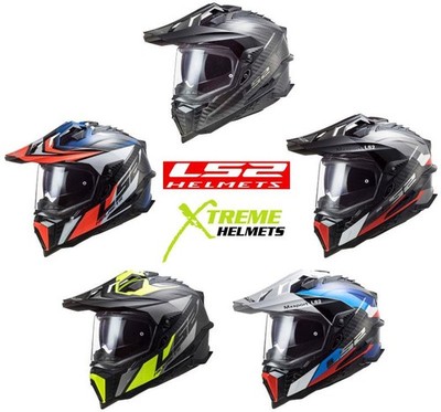 LS2 Explorer Carbon Helmet ADV Touring Pinlock Ready Inner Shield DOT ECE XS-3XL