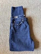 Levi's Women s Premium Wedgie Blue Denim Straight Leg Jeans