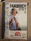 Sega Saturn Madden NFL 97 Complete In Box CIB w/ Poster Football Video Game