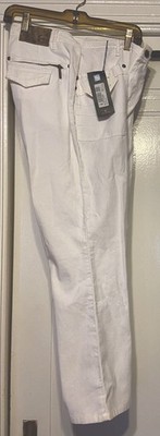 JUST CAVALLI Mens White Slacks Pants Jeans XS 29  x 36 