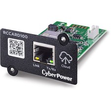 CyberPower RCCARD100 UPS Cloud Remote Monitoring Card, Black