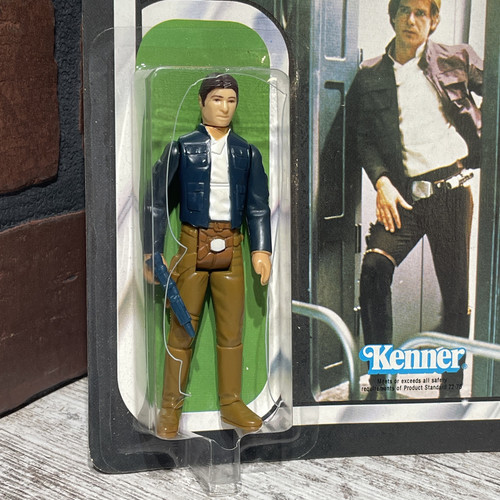 Vintage Kenner 1980 Star Wars ESB Han Solo Bespin Outfit 41 back Card and Figure - Picture 9 of 12