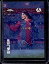2024-25 Topps Chrome UEFA Ronaldinho Tifo #TF-10 Barcelona