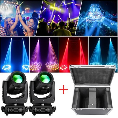 7R 230W LED Gobo Beam Moving Head Light 24Prism Stage Lighting LED DMX Disco DJ