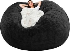7FT Giant Bean Bag Sofa Living Room Chair Memory Soft Protect Cover No Filling