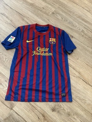 Nike 2011-12 FC Barcelona home jersey M David Villa | eBay