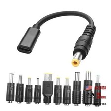 USB to DC Adapters Cable, Type-C to DC PD 65W Power Charging Cable, 16cm