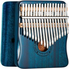 Kalimba Thumb Piano 17 Keys Finger piano Blue