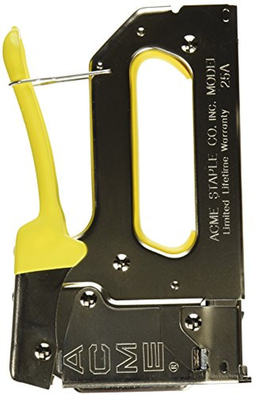 Acme Staple 654025B 25A Staple Gun w/Bottom-Load Magazine Crown, 1/4"