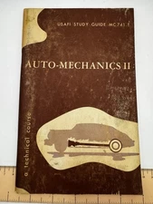 1954 Air Force Auto Mechanics II Study Guide C741.1 Book USAF Military