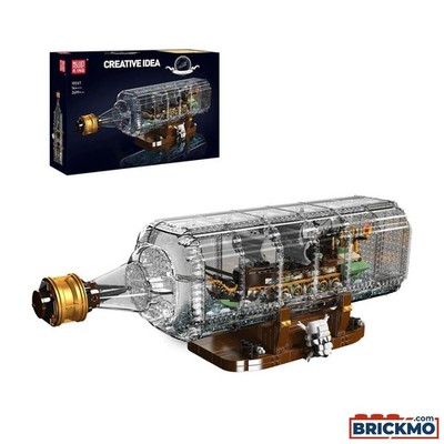 Mould King Flying Dutchman Schiff in Flasche 10067