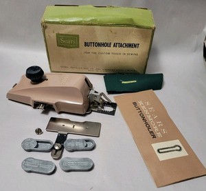 Sears Kenmore Vintage Buttonhole Sewing Machine Attachment 206781