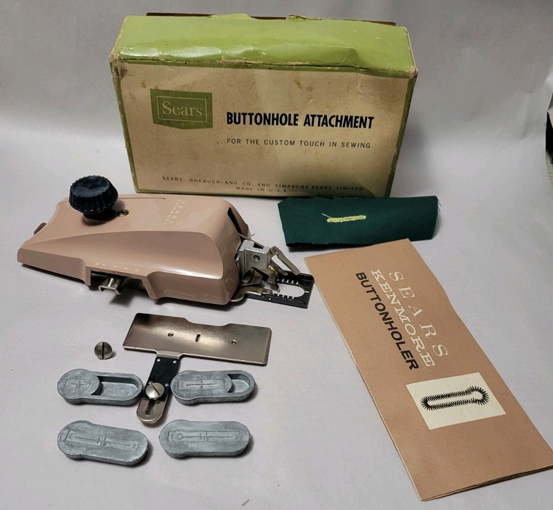 Sears Kenmore Vintage Buttonhole Sewing Machine Attachment 206781
