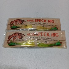2x Vintage Folsom Fishing Lure Lot 1/8 oz. Mag Speck Rig Lures NEW NOS