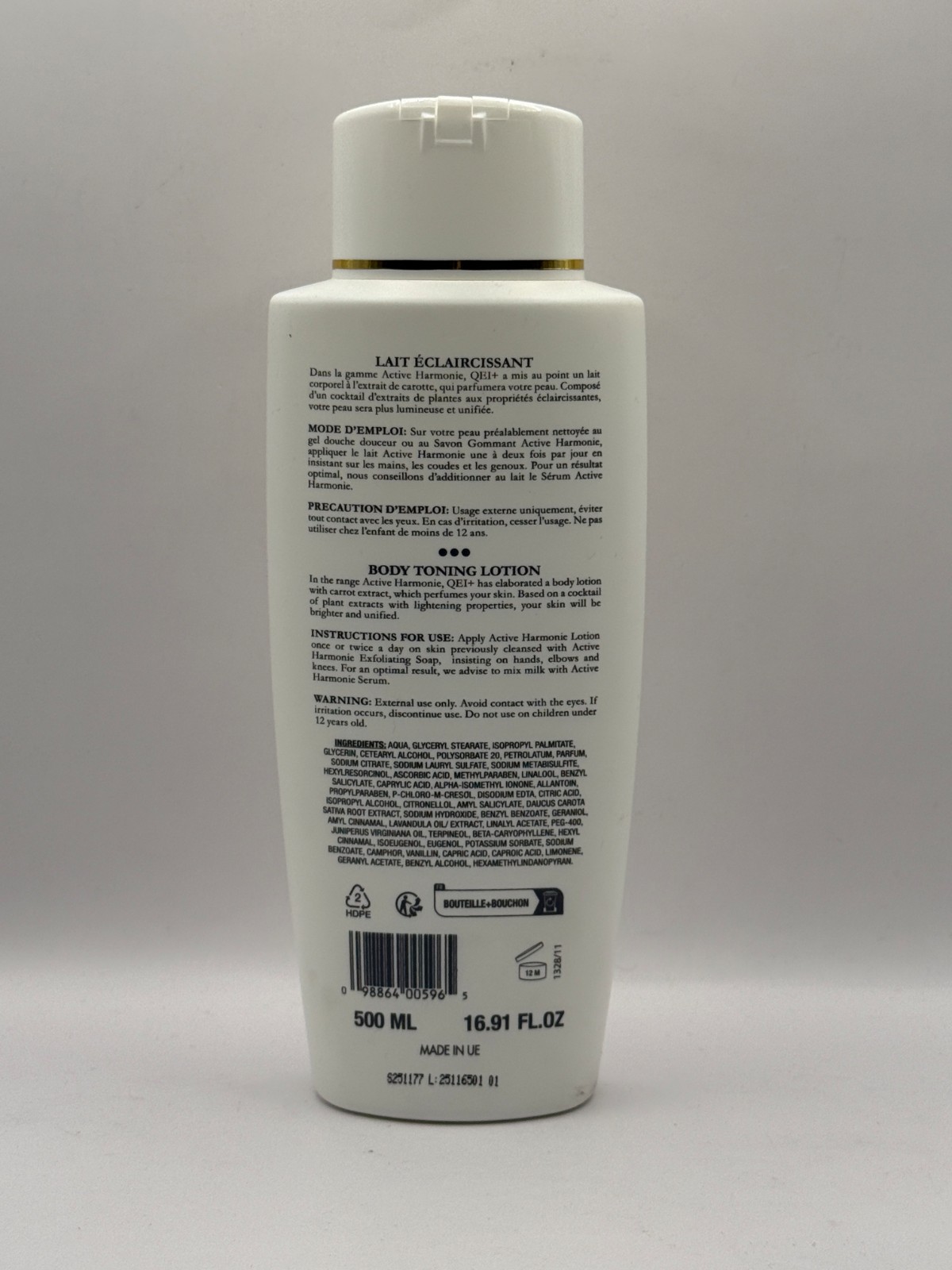 QEI+ Paris: Active Extreme Body Lotion "Fast Shipping"