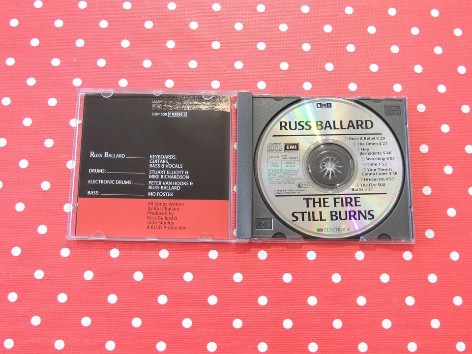 Russ Ballard / The Fire Still Burns - 8 Tracks CD Album - Bild 3 von 4