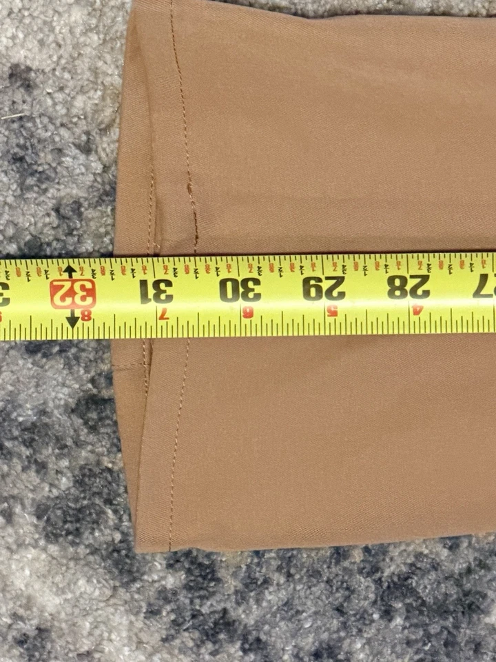 Pantalones de rendimiento Peter Millar EB66 36x32 Crown Sport, 5 bolsillos, bronceado británico Foto 4 de 4