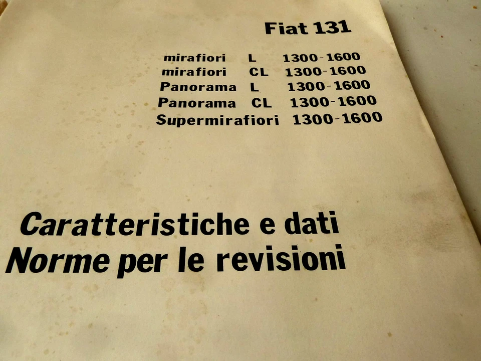 FIAT 131 - NORME PER LE REVISIONI! ORIGINALE! - Immagine 3 di 4