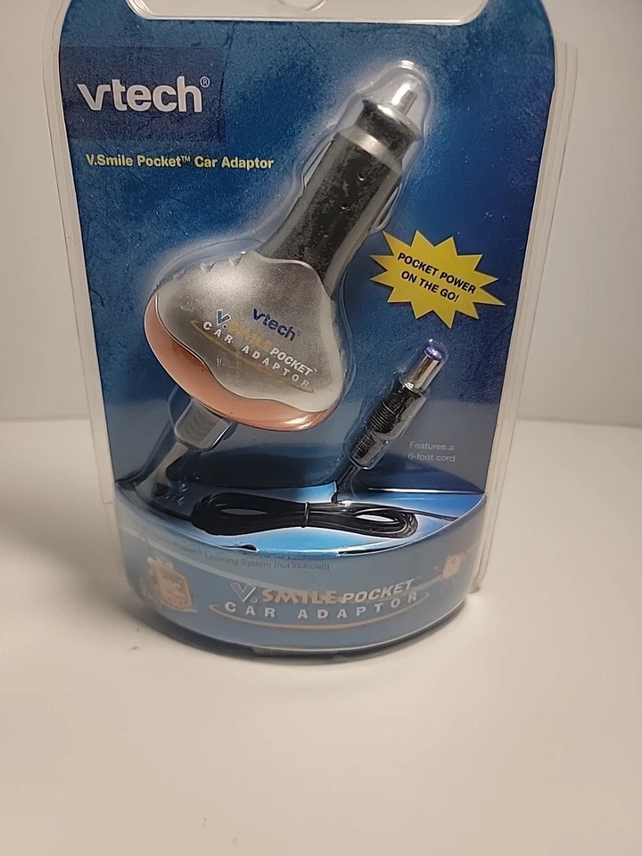 Vtech VSmile Pocket Car Adaptor - New Sealed 6ft Power Cord Adapter V.Smile - Image 2 of 3