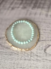 6MM AMAZONITE CRYSTAL HEALING BEADED GEMSTONE BRACELET
