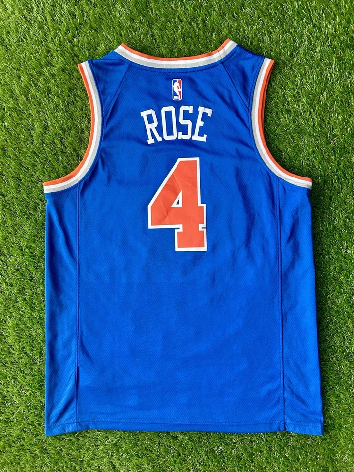 Camiseta deportiva Derrick Rose New York Knicks #4 2016-17 Nike Swingman talla XL para hombre’s Foto 2 de 3