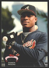 Damon Hollins #185 1993 Stadium Club Murphy Atlanta BravesRC Rookie