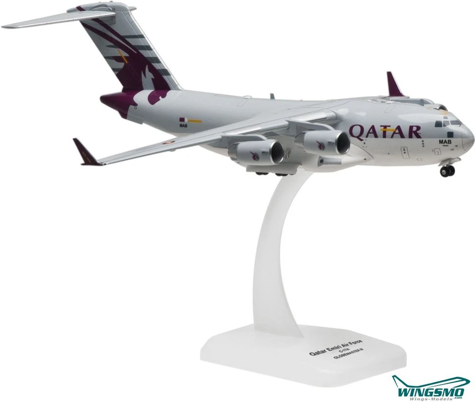 Hogan Wings Boeing C-17A QATAR EMIRI AIR FORCE "Qatar" Scale 1:200 aviation