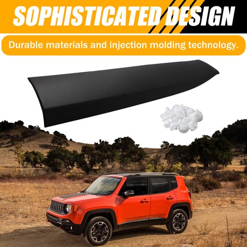 NEW Front Left Driver Side Door Molding Fit for 2015-2022 Jeep Renegade - Foto 2 di 11