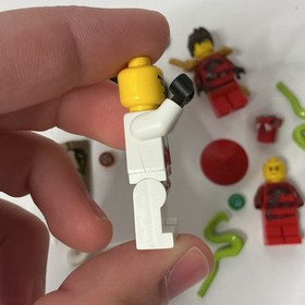 Vintage LEGO NINJAGO Rise Of The Snakes Minifigure Parts & Accessories Lot ~READ